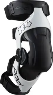 POD K4 V2.0 Knee Brace White/Black Pair XS/SM K4024-058-XS/SM
