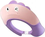 Baby Shower Hat | Adjustable Dinosaur Shape Baby Bath Cap | Bathing Protection, Visor Head Eye Ear Shampoo Caps For Kids Ages 6 Months And Up