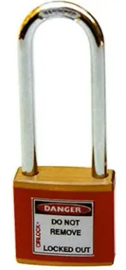 Cirlock COLOUR CODED PADLOCK 50x30mm, 5mm Shackle Red*Australian Brand