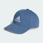 ADIDAS BBALL CAP COT 棒球帽 運動 休閒 訓練 夏日 防曬 愛迪達 藍 [II3514]