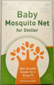 UNIVERSAL BACKPACKERS Baby Mosquito Net For Stroller (WHITE) New