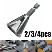 2/3/4pcs Deburring External Chamfer Tool Stainless Steel Remove Burr Drill Bit