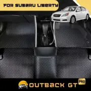 6D PRO Car Floor Mats for Subaru Liberty 2009-2014-Black-Outback GT