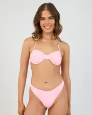[Topanga] Topanga Women's Baxter Underwire Bikini Top in Strawberry Gelato Pink Size 10 10 Strawberry Gelato Pink