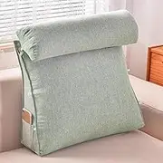 Triangular Wedge Pillow, with Adjustable Neck Pillow, Backrest Reading Pillows for Support and Comfortable Position in Bed, Sofa, Removable and Washable (3 60x50cm)