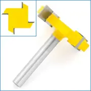 40mm x 8mm 5/16" CNC Spoilboard Surface Planing Router Bit 6mm Shank Planer