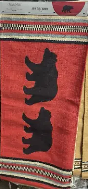 REGAL COMFORT “BEAR Red” TABLE RUNNER 15”x 36”
