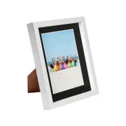 Nicola Spring 8" x 10" White 3D Box Photo Frame - 5" x 7" Mount