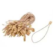 7 Inch Twine String, Price Hang Tag Fasteners with Snap Lock Ties 500pcs