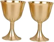 FELTECHELECTR Offering Cup Pure Copper Wine Glass Decorative Holy Cup for Home Elegant