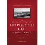 CHARLES F. STANLEY LIFE PRINCIPLES BIBLE-NASB-LARGE PRINT