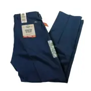 Dockers Signature Go Khakis Men's 32x32 Blue Straight Stretch Fit Pants