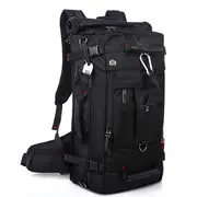 40L Multifunctional Men Mountaineering Oxford Backpack Casual Travel Crossbody Bag