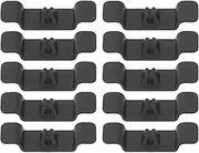 10Pcs Cable Wrapper Items Wire Keeper Cord Holder Cord Organizer Stick on Desk and Appliance Tidy Wrap Cord Keeper Cable Organization for Cooker Mixer Blender Air Fryer (Black)