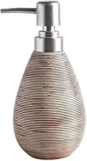 Soap Dispenser Ceramic Lotion Bottle Bathroom Refillable Brushed Nickel Soap Dispenser with Silver Pump for Kitchen Countertop Shower Bathroom Accessories(Brushed Nickel)