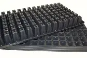128-Cell Plug Trays - 1.5" Vented for Propagation & Seed Starting - 100 Ct