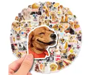 100Pcs Decoration Sticker Waterproof DIY Personalized Cartoon Cute Dog Refrigerator Scooter Graffiti Decal for Suitcase