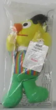 1999 MIP 4.5" KELLOGG'S Advertising MINI Bean Bag BERT Sesame Street
