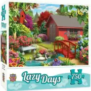 New Masterpieces Lazy Days Over The Bridge - 750 Pc Jigsaw Puzzle By Alan Giana