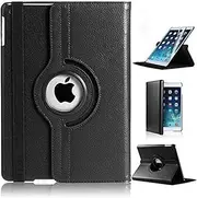 iPad Mini 2/3 Case, Case for Apple iPad Mini 2 3 (Not for iPad Mini 4) 360 Rotating Leather Smart Auto Wake/Sleep Flip Case For Apple iPad iMini2/Mini3 Shockproof Cover(BLACK)