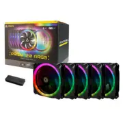 Antec Prizm 120 ARGB 5+C KIT 5x 120mm Case Fan Dual-Ring RGB with Fan Controller