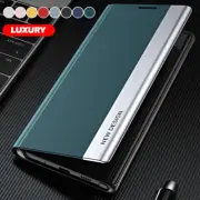 For Samsung Galaxy S24 S23 S22 S21 S20 FE Ultra S10 Plus Case Leather Flip Cover