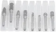 Tungsten Carbide Burr Bits Rotary File Set High Performance Durable Carbide Rotary Burr Set for Metal Working Wood Carving 8pcs Dia 6mm