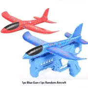 Airplane Launcher Toy Foam Glider Plane Throwing Aeroplane Gifts Toys-Au
