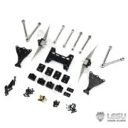 LESU Rear Dual Suspension Metal for 1/14 For TAMIYA RC Truck Trailer Model