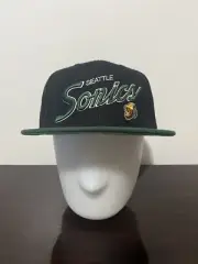 Mitchell & Ness Seattle SuperSonics Dynasty Fitted Hat Green Size 7 1/2 Scripted