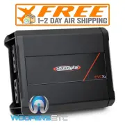 SOUNDIGITAL EVOX2 1200.2 4-OHM MINI 2-CHANNEL 1200W RMS MOTORCYCLE AMPLIFIER NEW