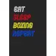 Eat Sleep boxing Repeat Notebook Fan Sport Gift: Lined Notebook / Journal Gift, 120 Pages, 6x9, Soft Cover, Matte Finish