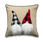 Gnomes With Feather Down Insert Pillow