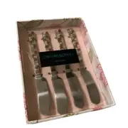 Cynthia Rowley Jeweled Spreader Set of of Four Handcrafted Tableware NWT