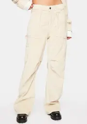 [Lioness] Beige Cord Miami Vice Pants