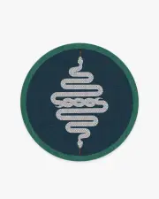185' Round | Machine Washable Runner Rug | Kid & Pet Friendly | Indoor Rug | Jonathan Adler Venom Sapphire Tufted Rug | Ruggable