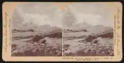Quartier du Forte, showing volcano in action, St. Pierre, Martinique, Old Photo