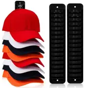 Hat Rack for Wall 2 Packs Hat Organizer for Baseball Caps Adhesive Hat Hooks ...