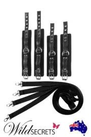 NEW Frisky Bed Restraint Set (8 Pce), Wild Secrets