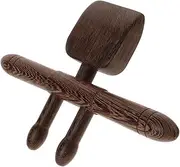 Wooden Massager Neck Shoulder Back Handheld Massage Tool Essential Oil Compatible