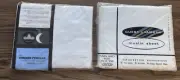 Vintage Sears And Roebuck Sheets Twin Fitted And Flat White Cotton Made in USA