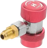 DRESSOOS Car Coupler Adapter for Refrigeration System Quick Connect Tool with Knurled Grip Compatible with Various Car Models Durable Design for Automotive Technicians and DIY