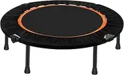 40"/48'' Foldable Mini Trampoline, Fitness Rebounder with Safety Pad, Exercise Trampoline for Adults Indoor/Garden Workout Max Load 154lbs, 48in diam1.25M