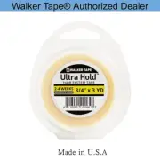 Walker Ultra Hold Roll Tape, Double Sided Adhesive, Hair Toupee Tape