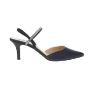 Nina Billie Rhinestone Pointed Toe Slingback Pumps Womens Blue Dress Casual BILL
