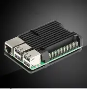Aluminum Alloy Protective Case CNC Enclosure Metal Shell Fit For Raspberry Pi 3