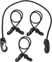 WOONEKY 4pcs Kayak Hook Cord with Hook Outdoor Accessory Hook Strap Elastic Buckle Strap Small Tie Down Strap Multi-Function Hook Rope Kayak Buckle Strap Daily Use Hook Rope Camping Supply