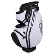 Sun Mountain 2025 C-130 14-Way Divided Premium Golf Cart Bag - WHITE / BLACK