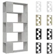 Book Cabinet Room Divider Chipboard Room Rack Partition Multi Colours vidaXL