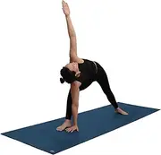 Yoga-Mad Studio Yoga Mat | Extra Long 220cm Length | Non Slip High Density Exercise Mat | Used for Pilates, Yoga, Stretching, Home Workouts and General Fitness